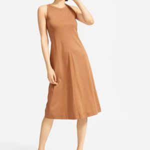 Everlane Luxe Cotton Midi Tank Dress